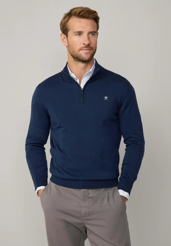 HZIP - Strickpullover - ink blue