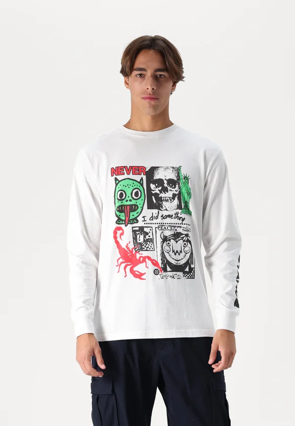 I DID SOMETHING - Langarmshirt - white