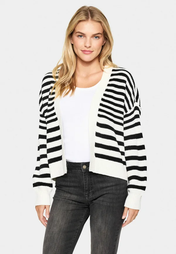 IBENMEI OPEN - Strickjacke - black