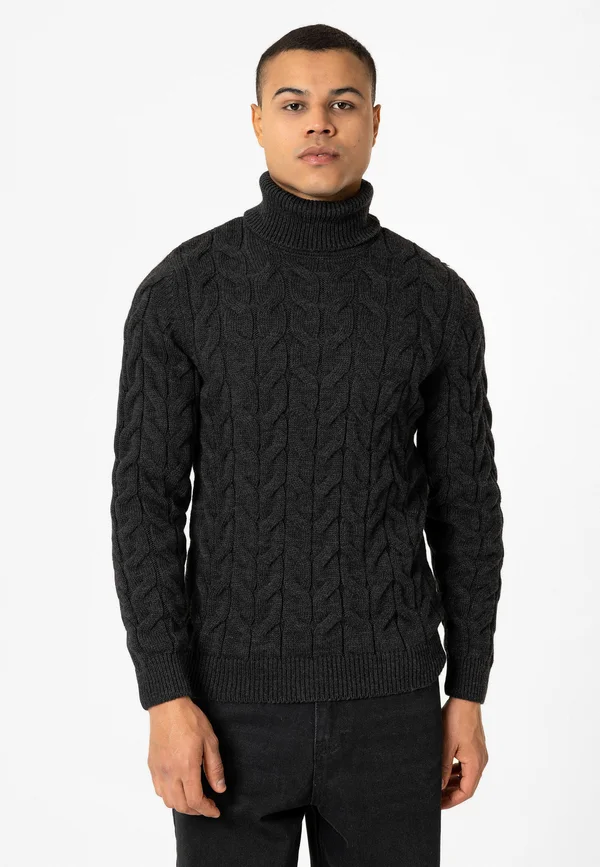 IBIZA - Strickpullover - anthracite melange