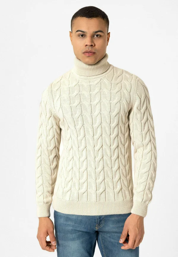 IBIZA - Strickpullover - beige melange