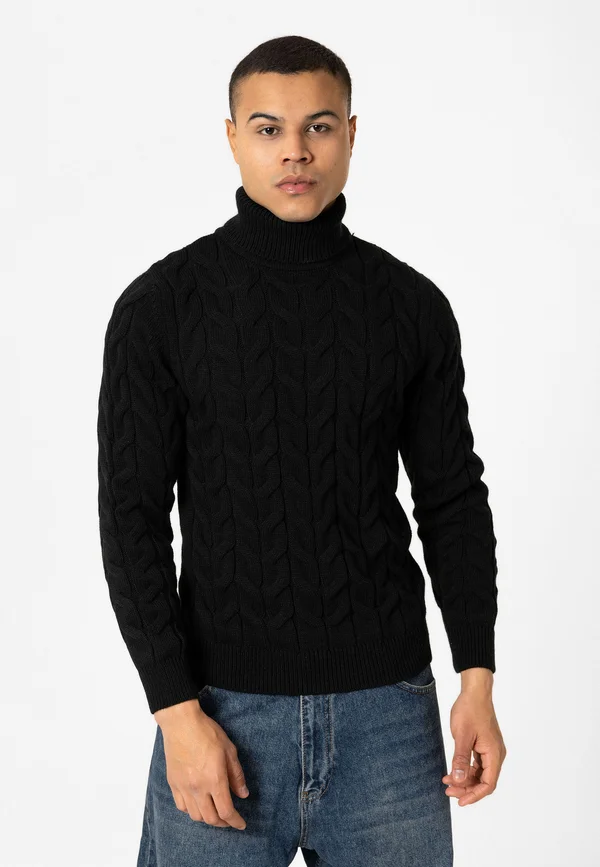 IBIZA - Strickpullover - black