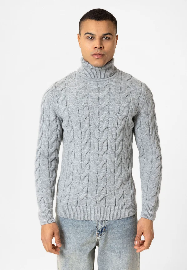 IBIZA - Strickpullover - grey melange