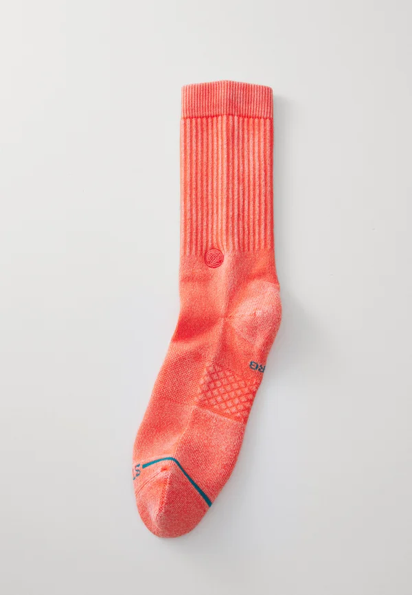 ICON DYED CREW UNISEX - Socken - coral