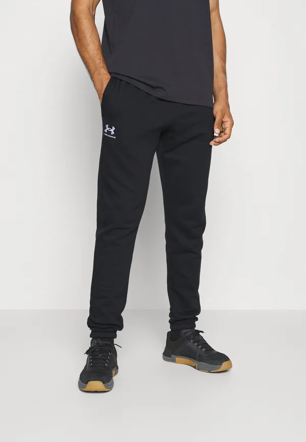 ICON FLEECE - Jogginghose - black/white