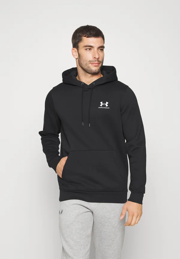 ICON FLEECE - Kapuzenpullover - black/white