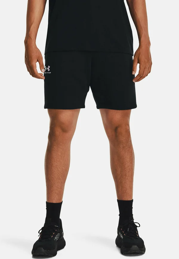 ICON FLEECE - Kurze Sporthose - black