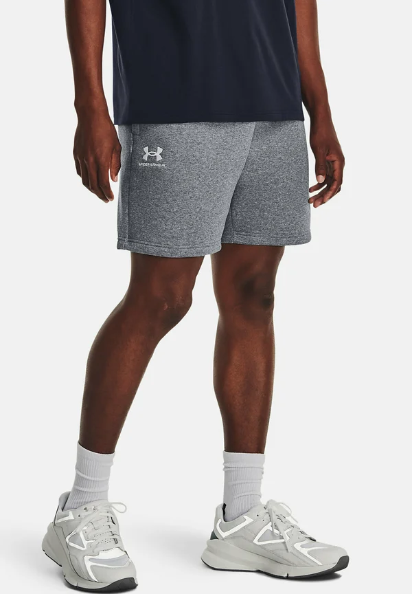 ICON FLEECE - Kurze Sporthose - pitch gray medium heather