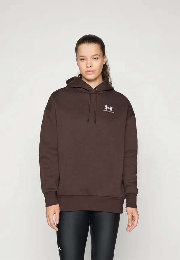 ICON HOODIE - Kapuzenpullover - kona brown/white