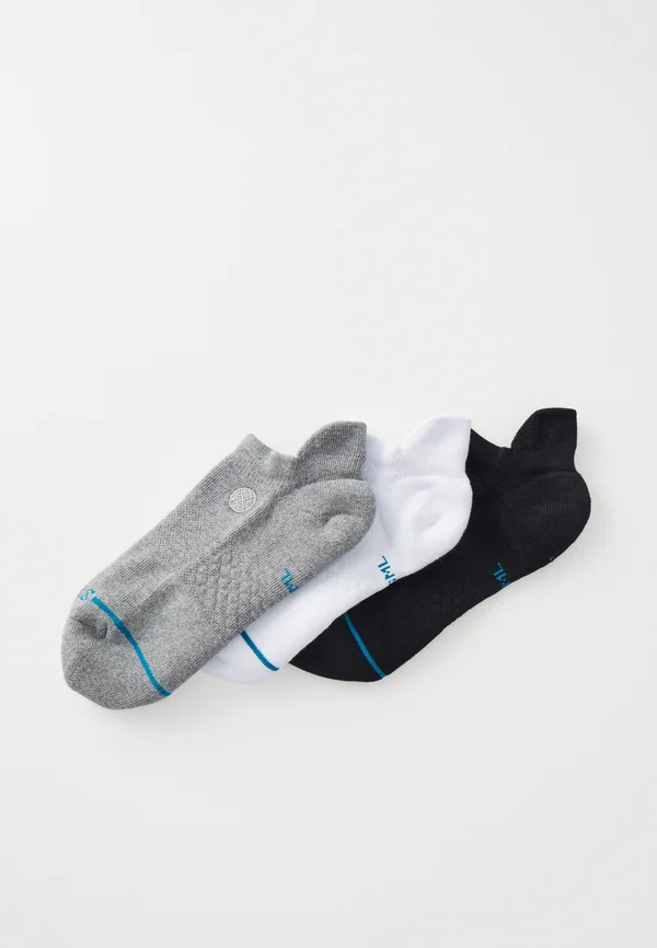 ICON LOW TAB UNISEX 3 PACK - Socken - black