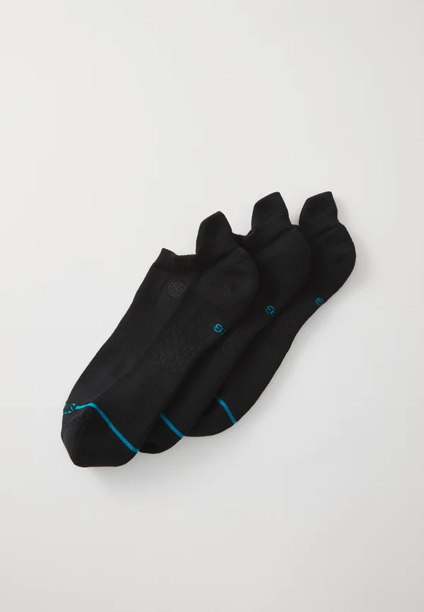 ICON LOW TAB UNISEX 3 PACK - Socken - black/black