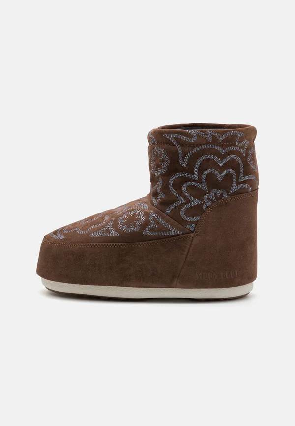ICON NO LACE EMBROIDERED UNISEX - Snowboot/Winterstiefel - brown/blue