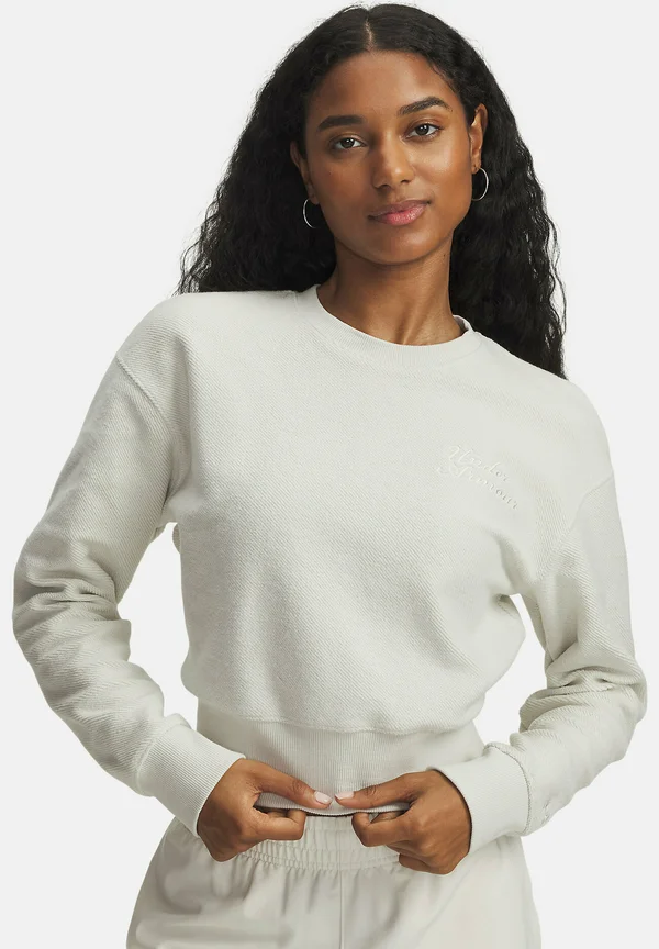 ICON TERRY VARSITY - Sweatshirt - summit white