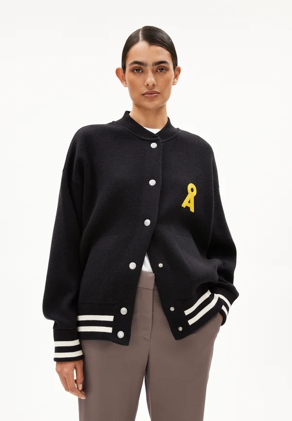 ICONIC Å AALISON - Bomberjacke - black/yellow