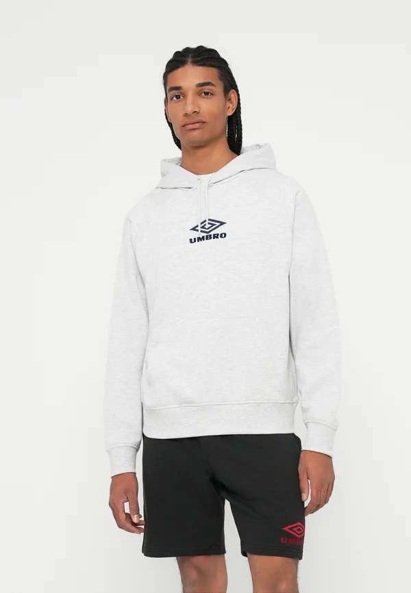 ICONIC HOODIE - Kapuzenpullover - ice/dark navy