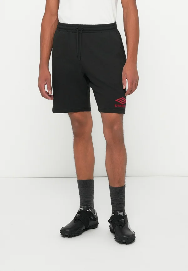 ICONIC SHORT - Jogginghose - black/chili pepper