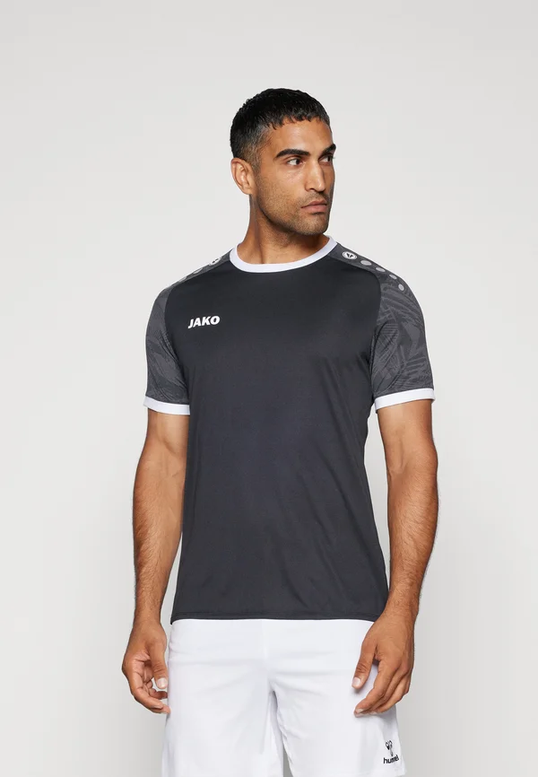 ICONIC - T-Shirt print - schwarz/anthrazit