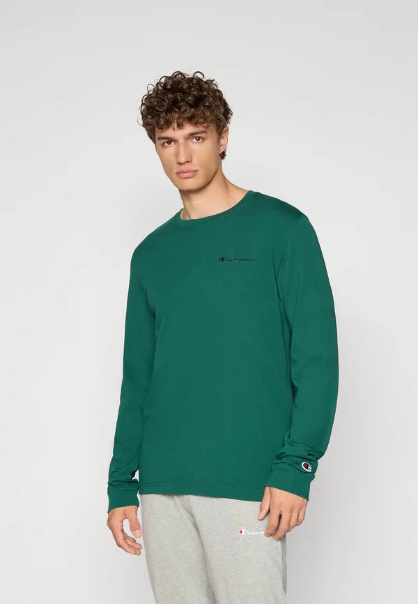 ICONS CONTRAST CREWNECK LONG SLEEVE  - Langarmshirt - dark green