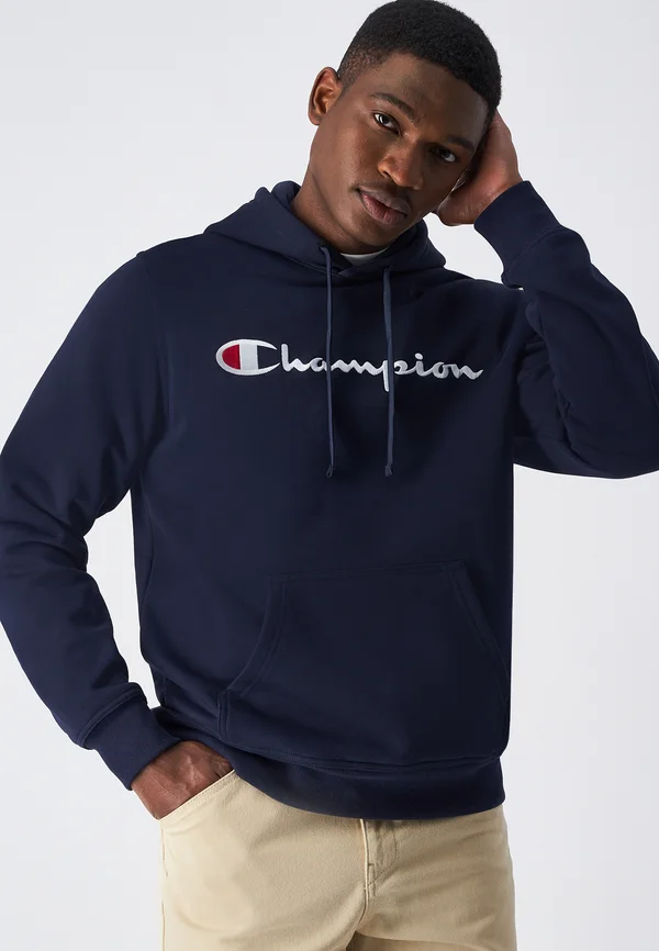 ICONS CONTRAST LOGO LARGE - Kapuzenpullover - dark blue