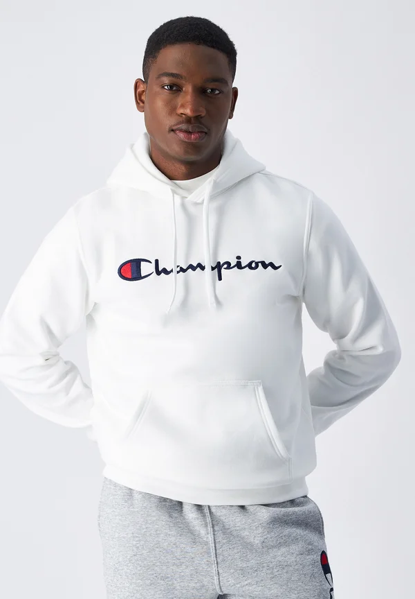 ICONS CONTRAST LOGO LARGE - Kapuzenpullover - weiß