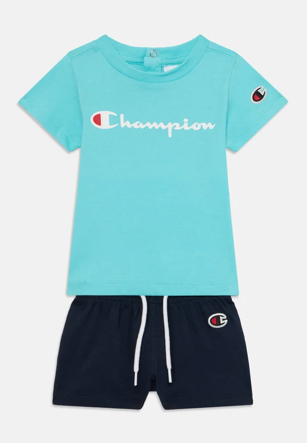 ICONS CREW NECK WITH LARGE LOGO SET  - Shorts - light blue/dark blue