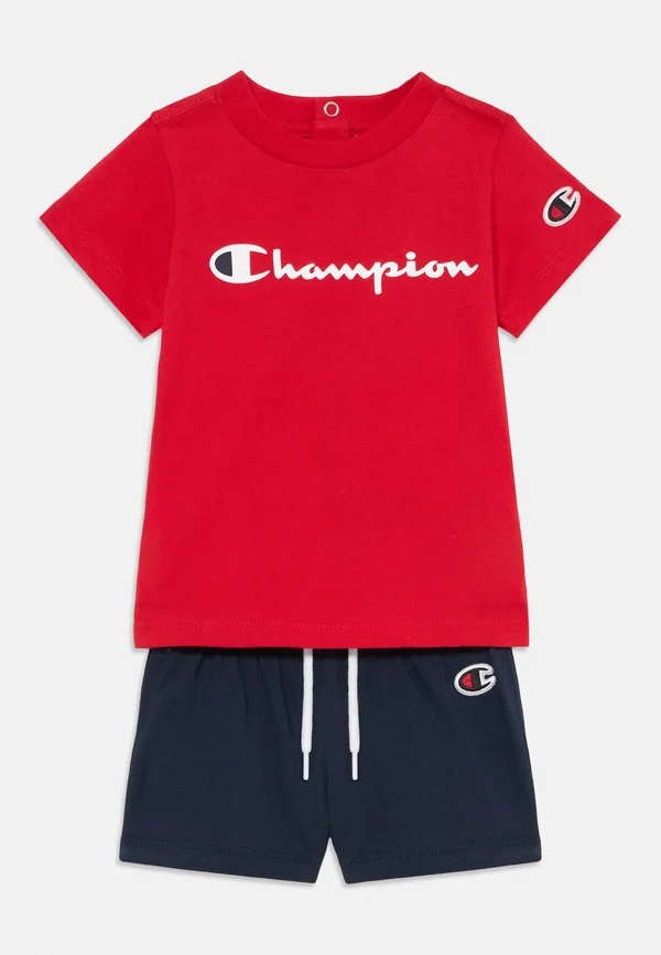 ICONS CREW NECK WITH LARGE LOGO SET  - Shorts - red/dark blue