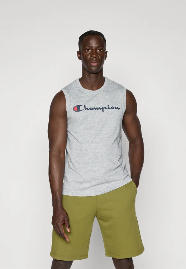 ICONS CREWNECK TANK WITH LARGE LOGO - Top - grey