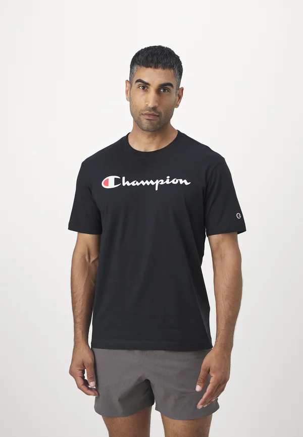 ICONS CREWNECK WITH LARGE LOGO - T-Shirt print - black