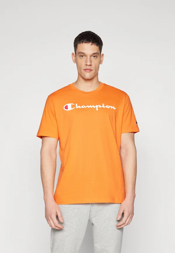 ICONS CREWNECK WITH LARGE LOGO - T-Shirt print - orange