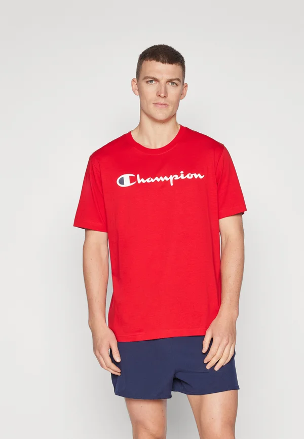 ICONS CREWNECK WITH LARGE LOGO - T-Shirt print - red