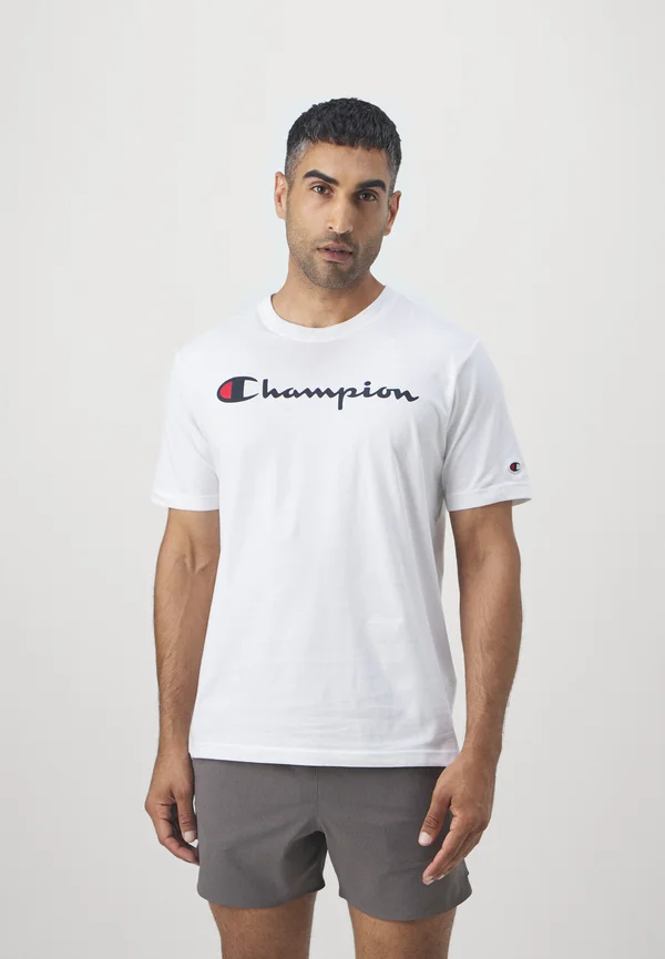 ICONS CREWNECK WITH LARGE LOGO - T-Shirt print - white