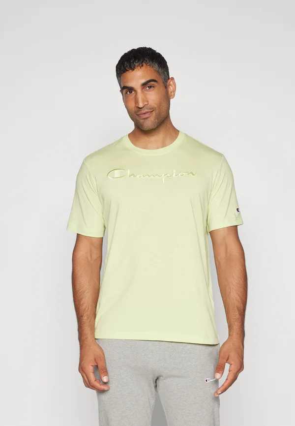 ICONS CREWNECK WITH LARGE TONAL LOGO - T-Shirt basic - light green