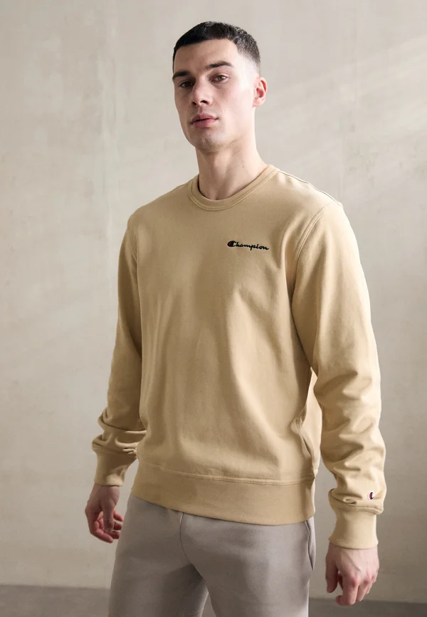 ICONS CREWNECK WITH SMALL LOGO - Sweatshirt - tan