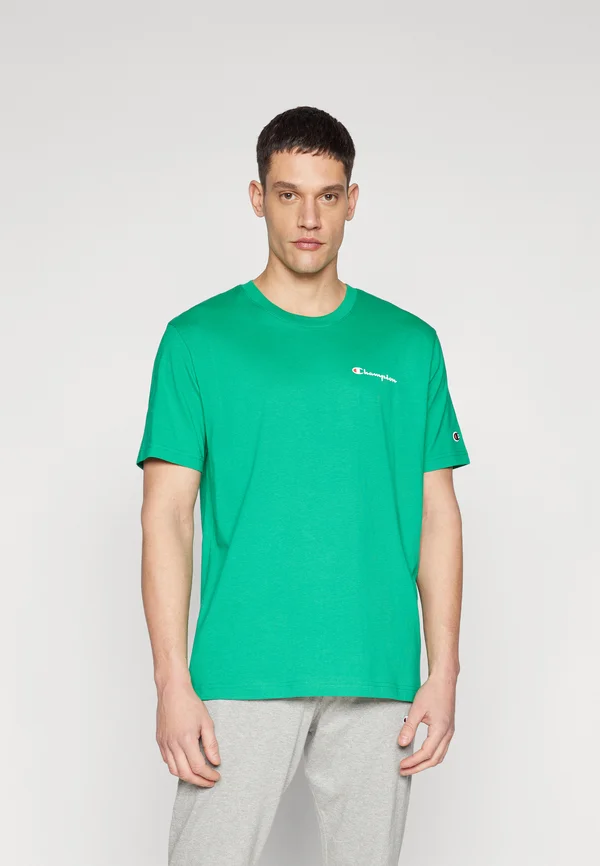 ICONS CREWNECK WITH SMALL LOGO - T-Shirt basic - green