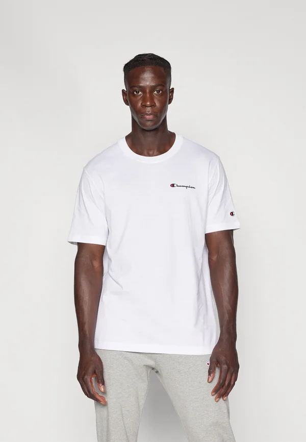 ICONS CREWNECK WITH SMALL LOGO - T-Shirt basic - white