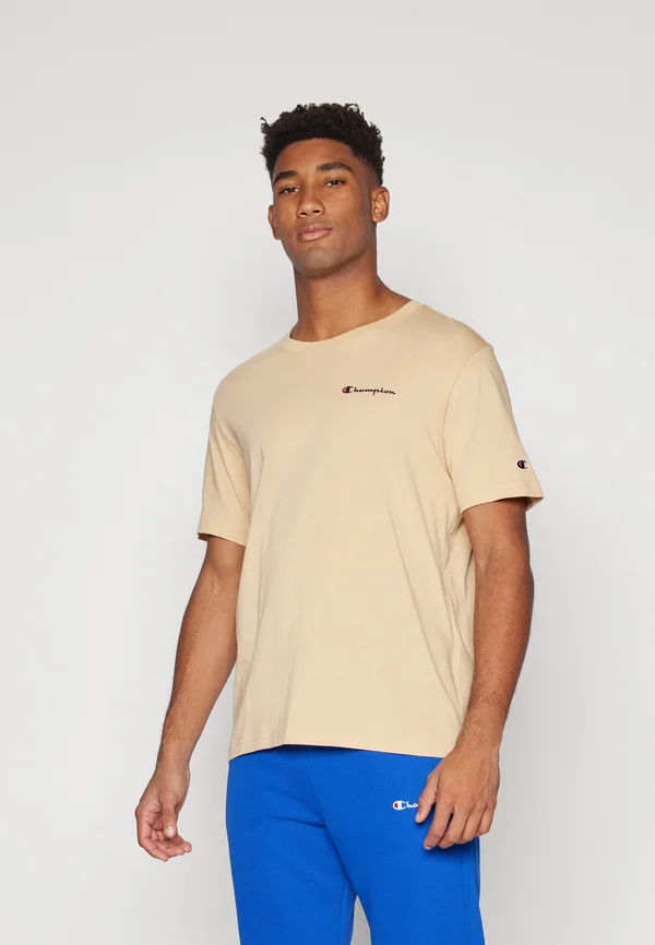 ICONS CREWNECK WITH SMALL LOGO - T-Shirt print - tan