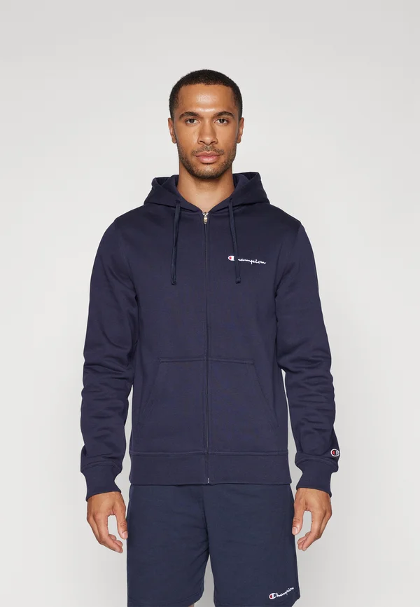 ICONS FULL ZIP HOODIE SMALL LOGO - Sweatjacke - dark blue