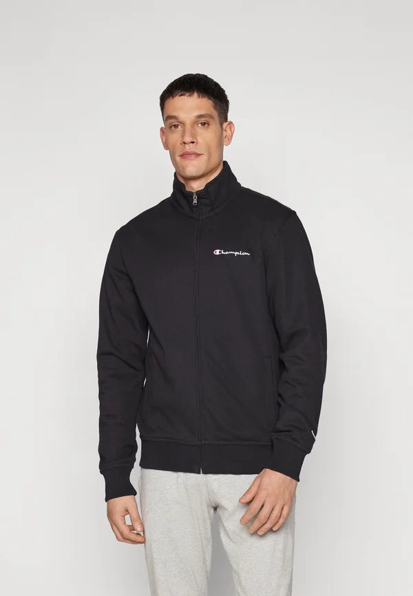 ICONS FULL ZIP WITH SMALL LOGO - Sweatjacke - black