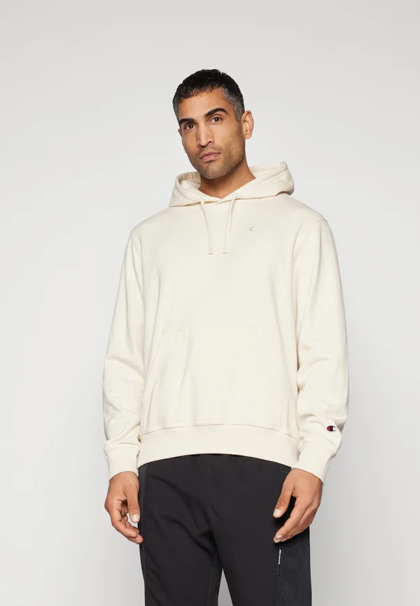 ICONS HOODIE WITH SMALL TONAL LOGO - Kapuzenpullover - beige
