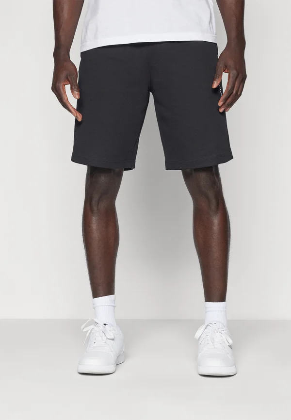 ICONS LONG BERMUDA SHORTS SMALL LOGO - Kurze Sporthose - black