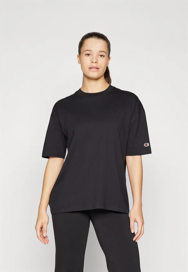 ICONS TONAL OVERSIZE CREWNECK  - T-Shirt basic - black