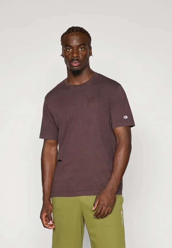 ICONS WASH CREWNECK  - T-Shirt basic - bordeaux