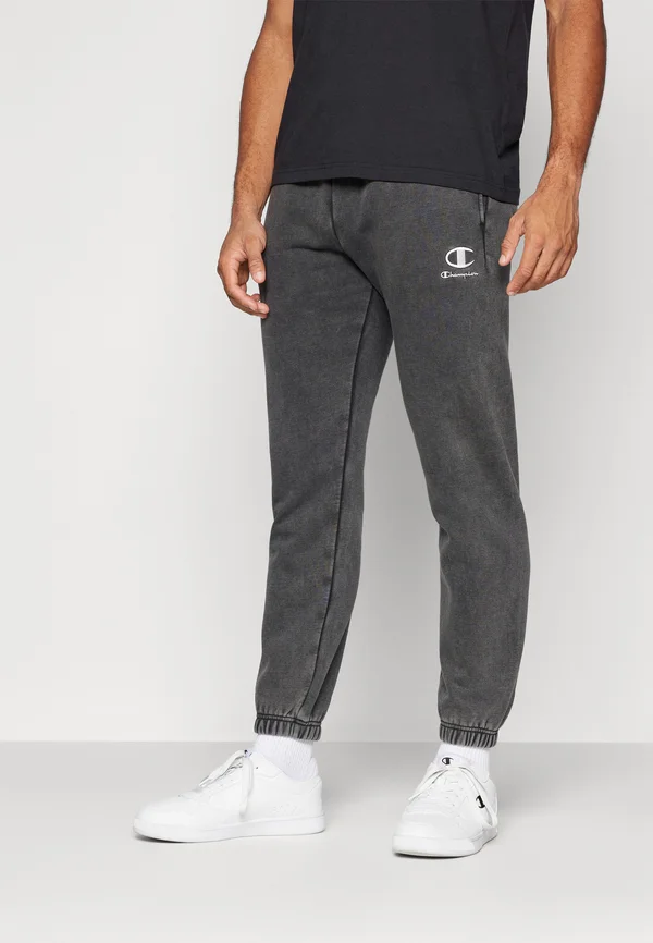 ICONS WASHED ELASTIC CUFF PANTS - Jogginghose - black