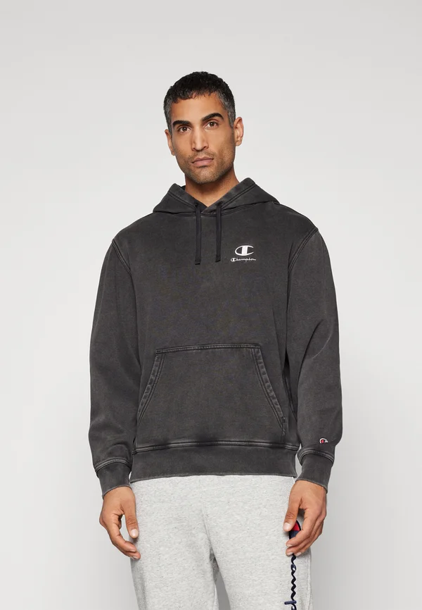 ICONS WASHED HOODIE - Kapuzenpullover - black