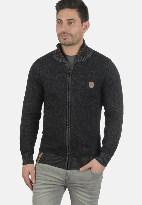 IDANDY - Strickjacke - black