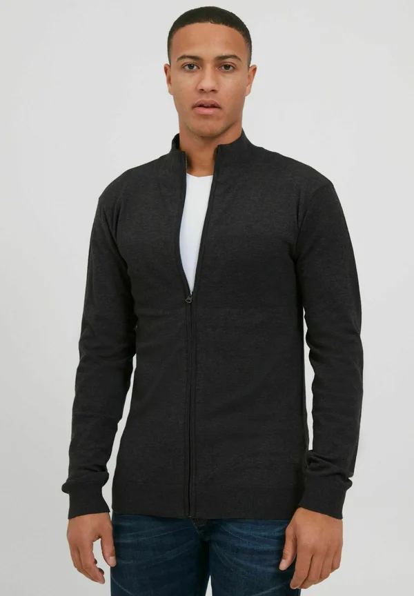 IDERNOLDO - Strickjacke - charcoal mix