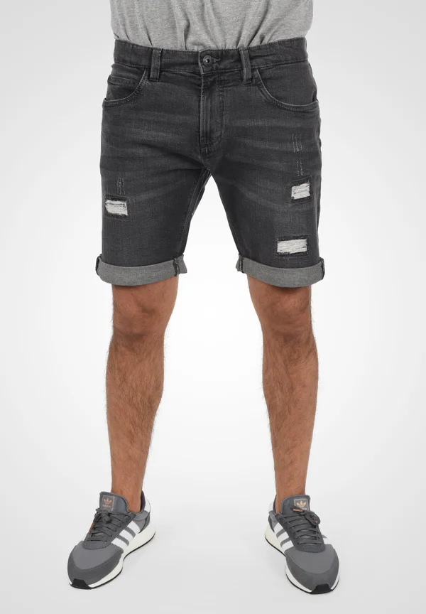 IDHALLOW - Jeans Shorts - dark grey