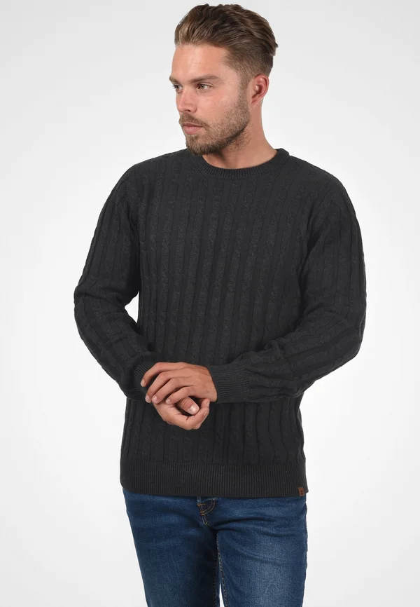 IDPAULETTA - Strickpullover - charcoal mix