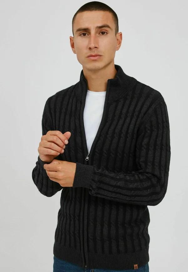 IDPaulomo - Strickjacke - charcoal mix