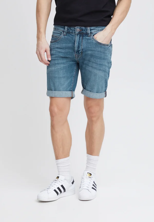 IDQUENTIN - Jeans Shorts - blue